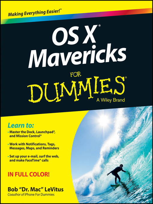 Title details for OS X Mavericks For Dummies by Bob LeVitus - Available